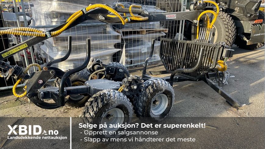 BRUKT Jansen Tømmerhenger for ATV